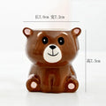 Cartoon Animal Ceramic Flower Pot – Cute Dog & Tiger Desktop Planter