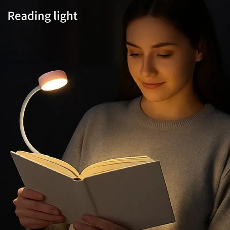 Portable Clip-On Reading Light — 3 Colour Modes, Eye Protection