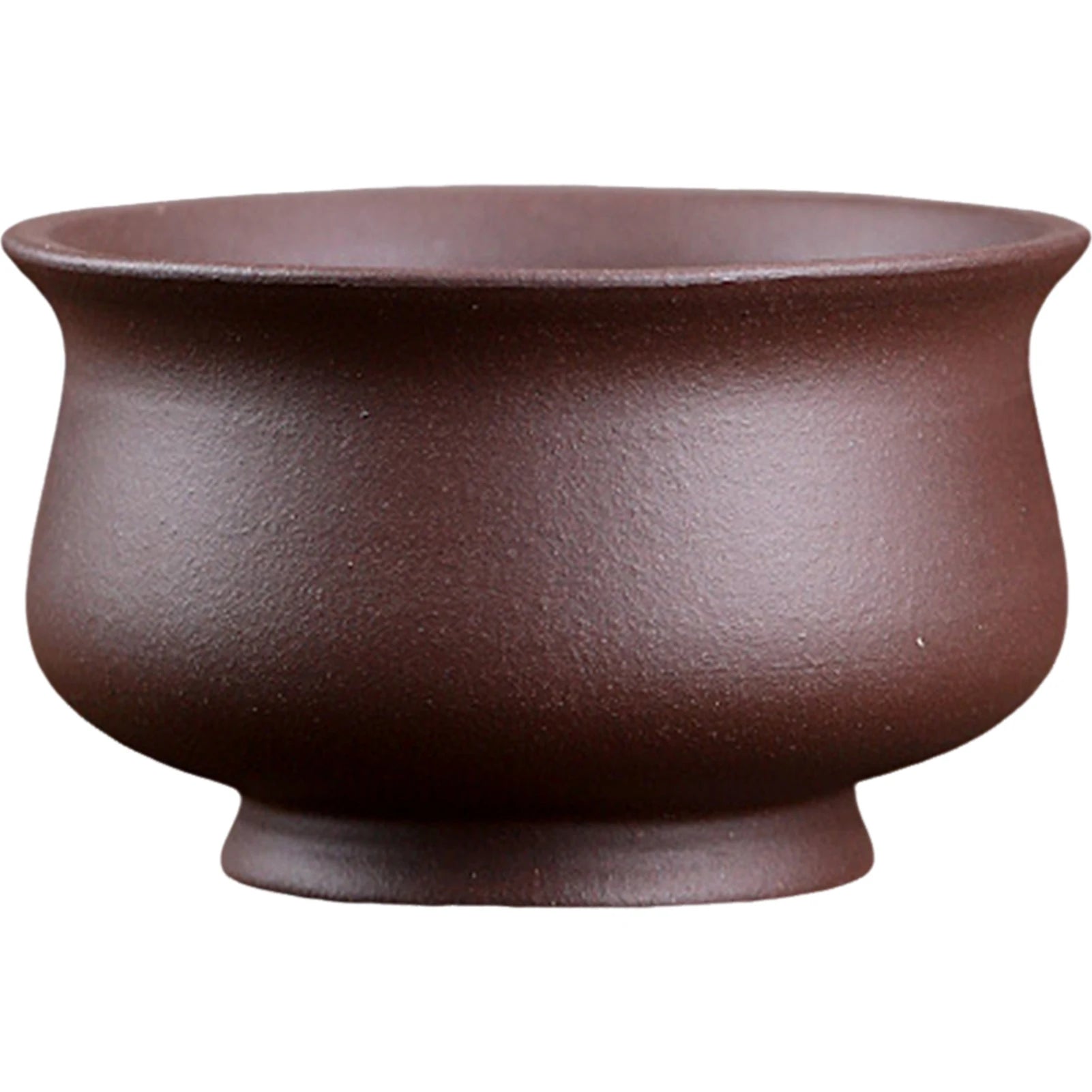 Purple Porcelain Ceramic Flower Pot – Drain Hole Bonsai & Succulent Planter