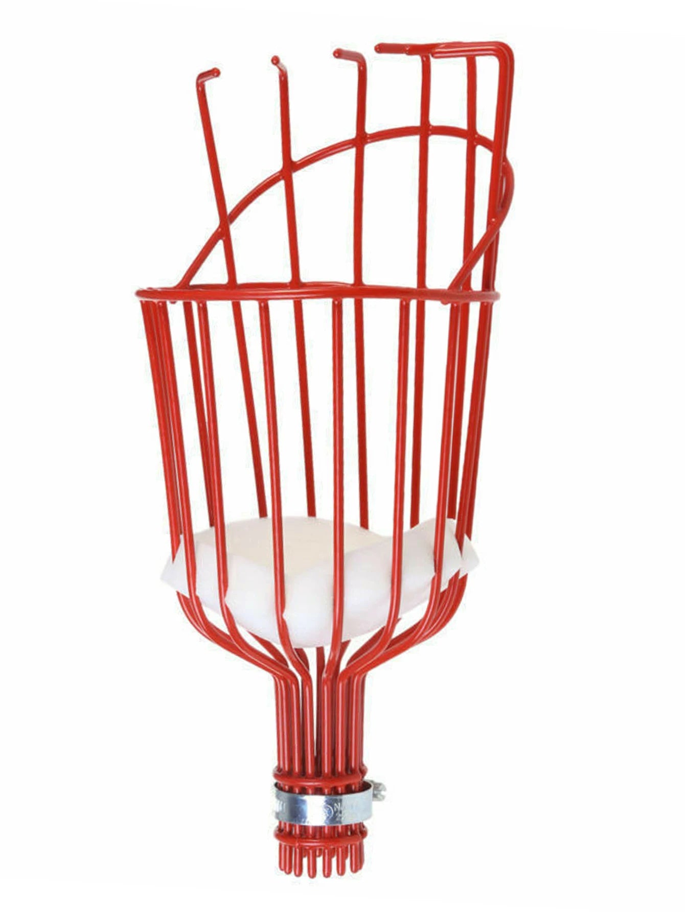 Telescopic Fruit Picker Basket – Stainless Steel Catcher for Apples, Oranges & High-Altitude Picking