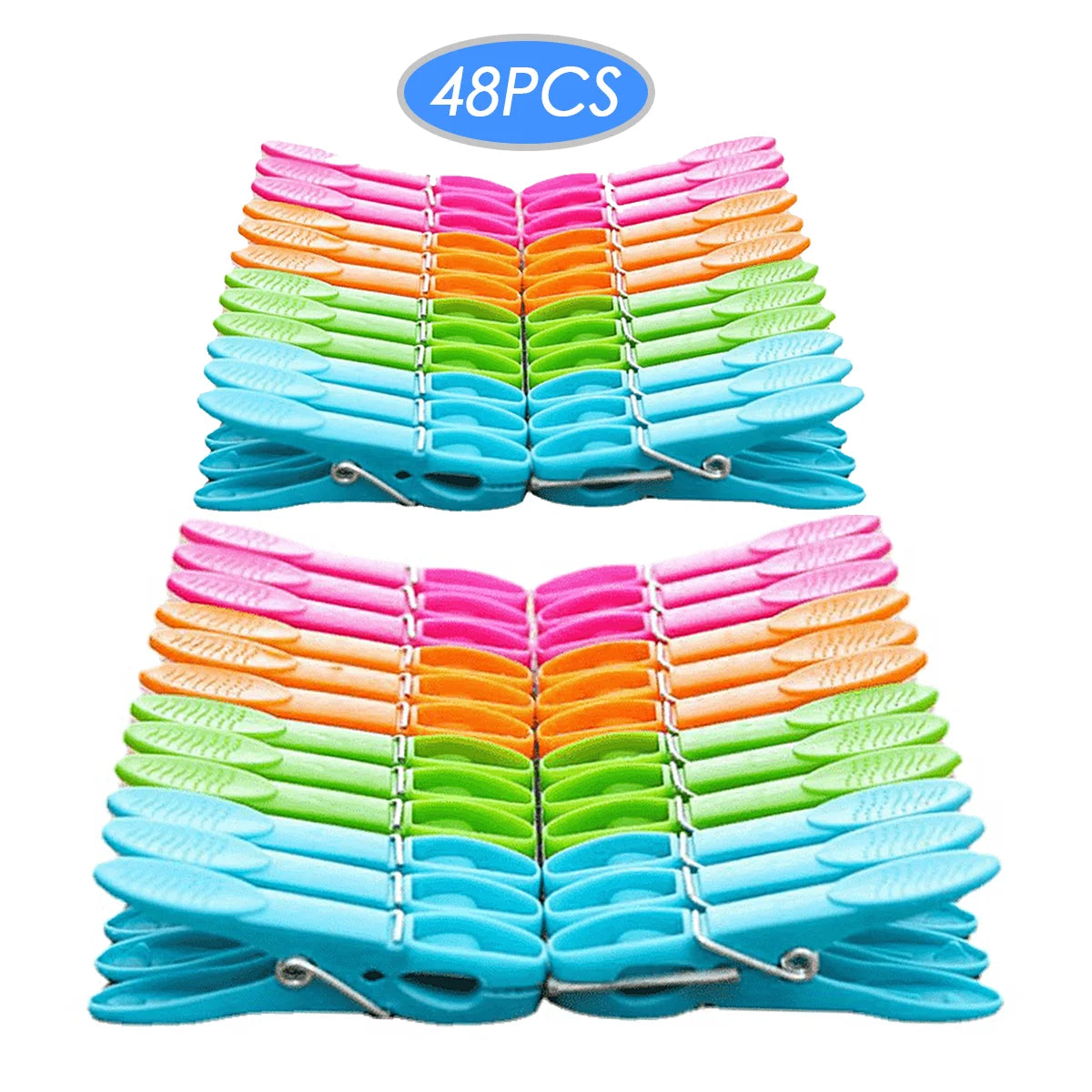 Colorful Spring Clothespins – Set of 24