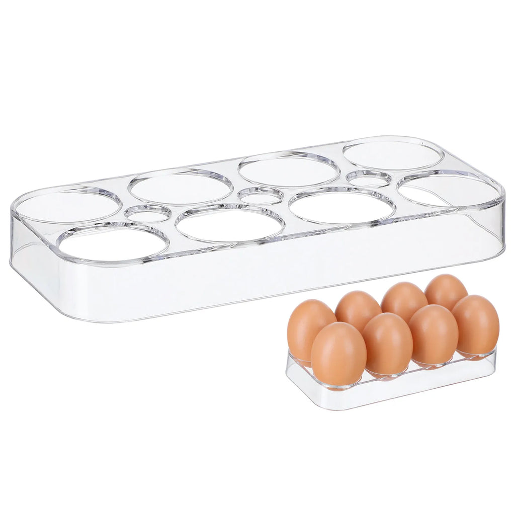 Refrigerator Egg Tray & Organizer — Stackable, Portable