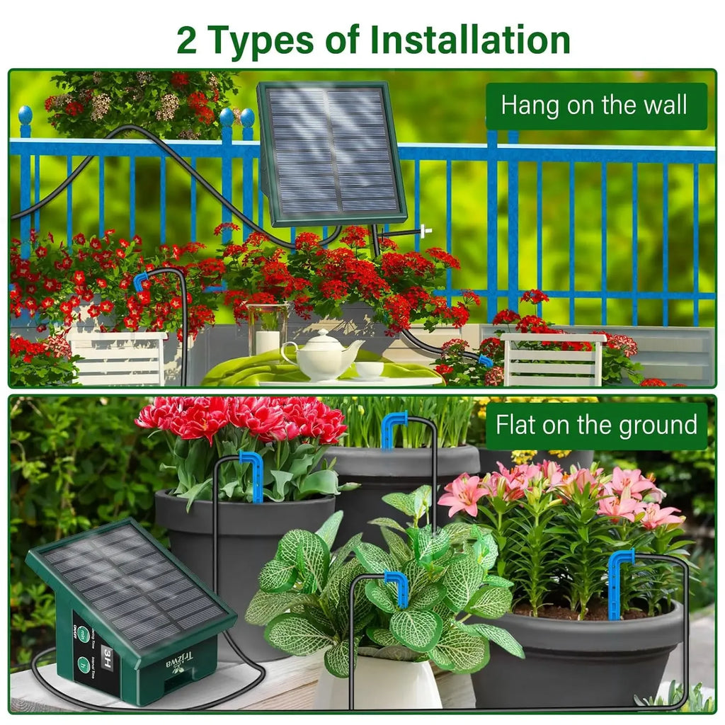 DIY Solar Drip Irrigation Kit – Automatic Garden Watering System for Balcony & Outdoor (Up to 10 Plants)