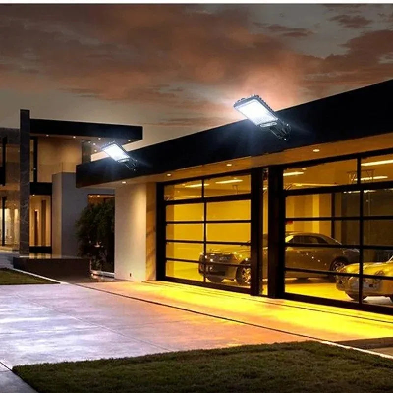 ZTree Solar Security Wall Light – COB LED Motion Sensor with 3 Modes for Garden, Courtyard & Patio (IP65)