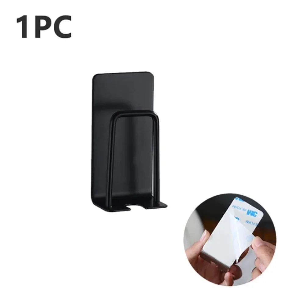 2-in-1 Stainless Steel Toothbrush & Cup Holder — No-Drill Wall Mount, 7.9×4cm