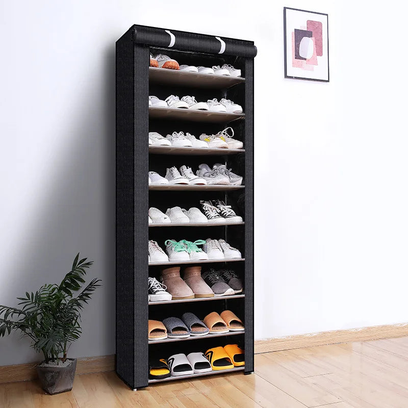 Dustproof Non-Woven Shoe Cabinet — 6, 8 or 10 Layers