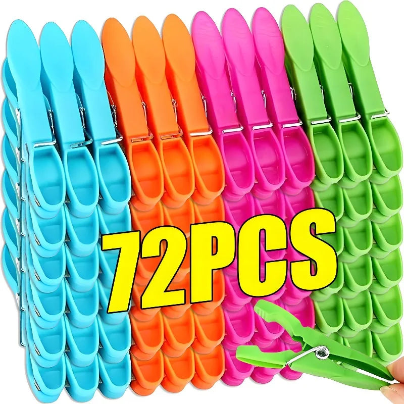 Colorful Plastic Clothespins