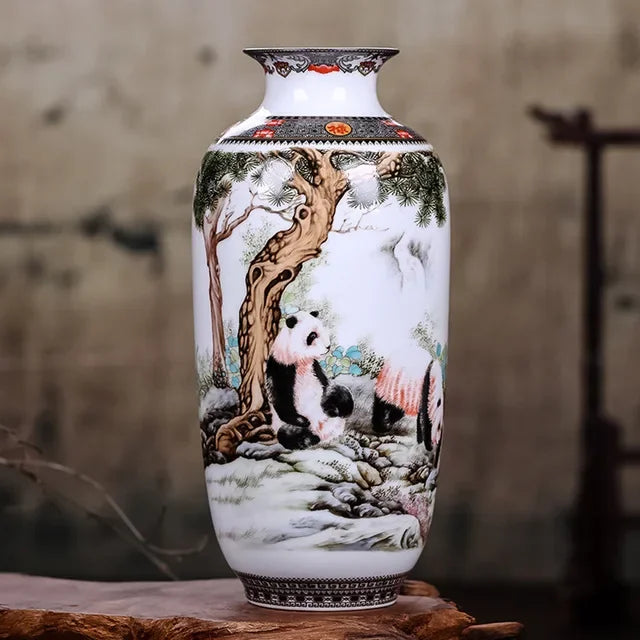 Jingdezhen Traditional Chinese Ceramic Vase — Fine Smooth Finish