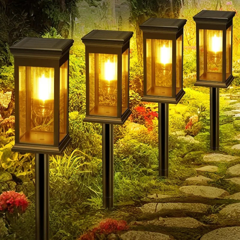 ZTree Solar Pathway Lights – IP65 Outdoor Garden & Lawn Stake Lamps