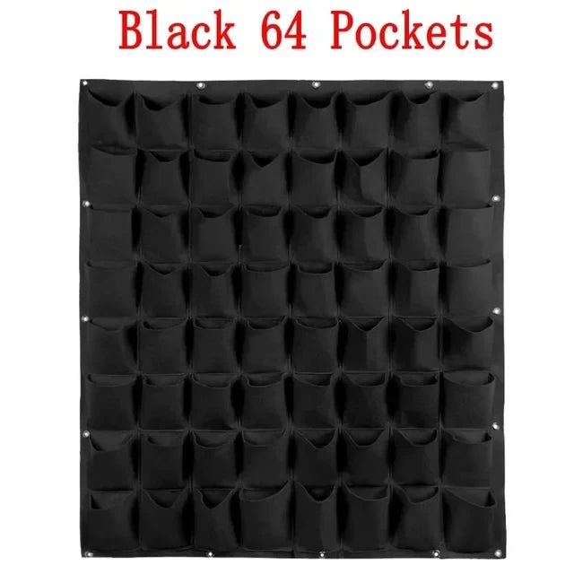 Wall Hanging Pocket Grow Bags – Vertical Garden Felt Planter for Indoor & Outdoor
