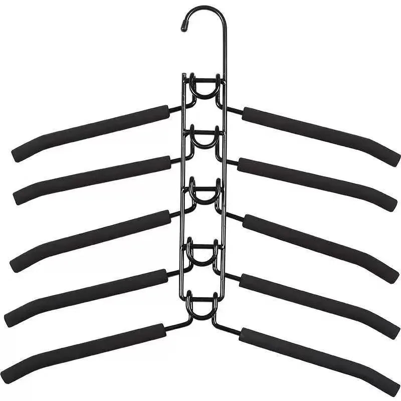 Multi-Layer Space-Saving Metal Clothes Hanger