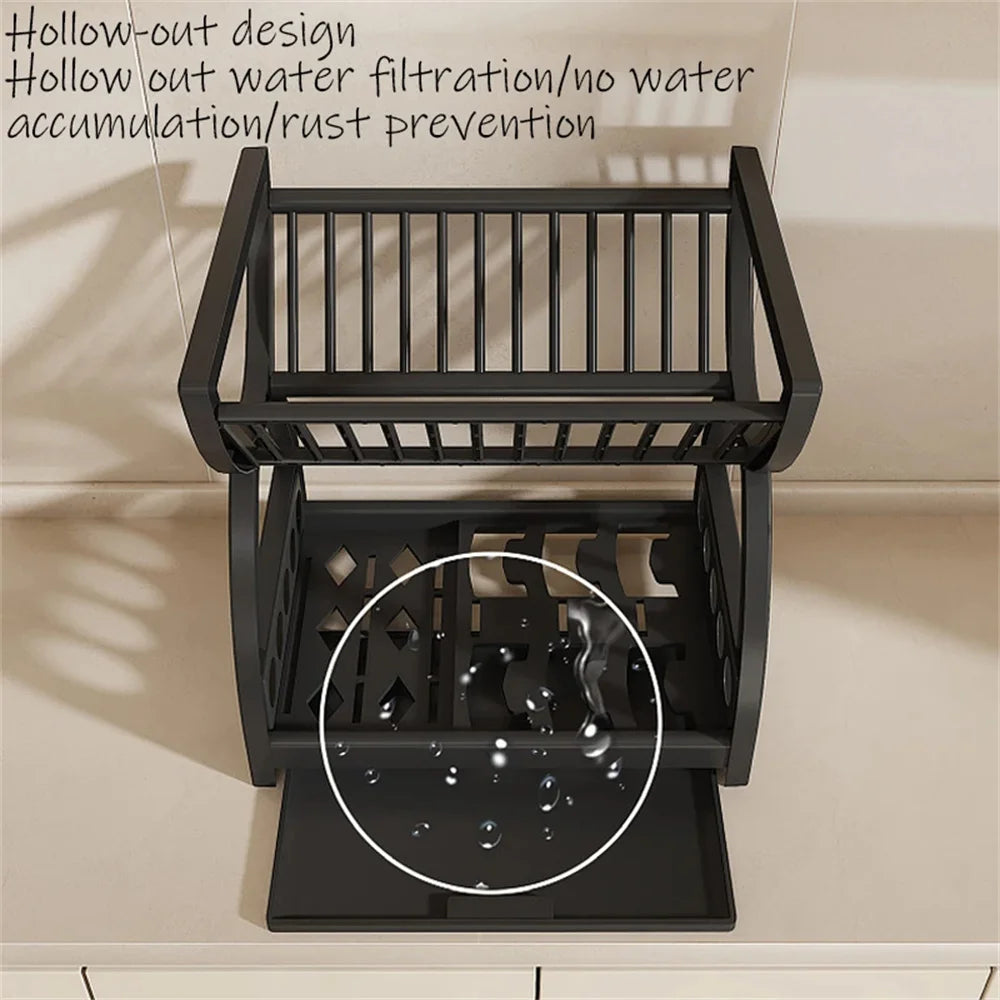 Kitchen Bowl & Chopstick Drain Rack
