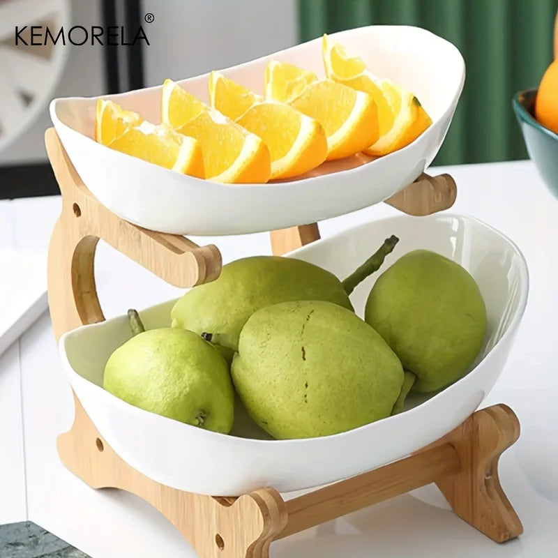 2 or 3-Layer Fruit & Snack Stand — for Living Room & Entertaining