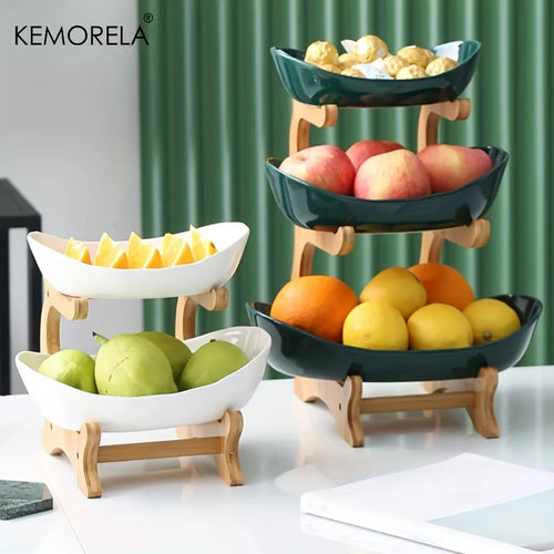 2 or 3-Layer Fruit & Snack Stand — for Living Room & Entertaining