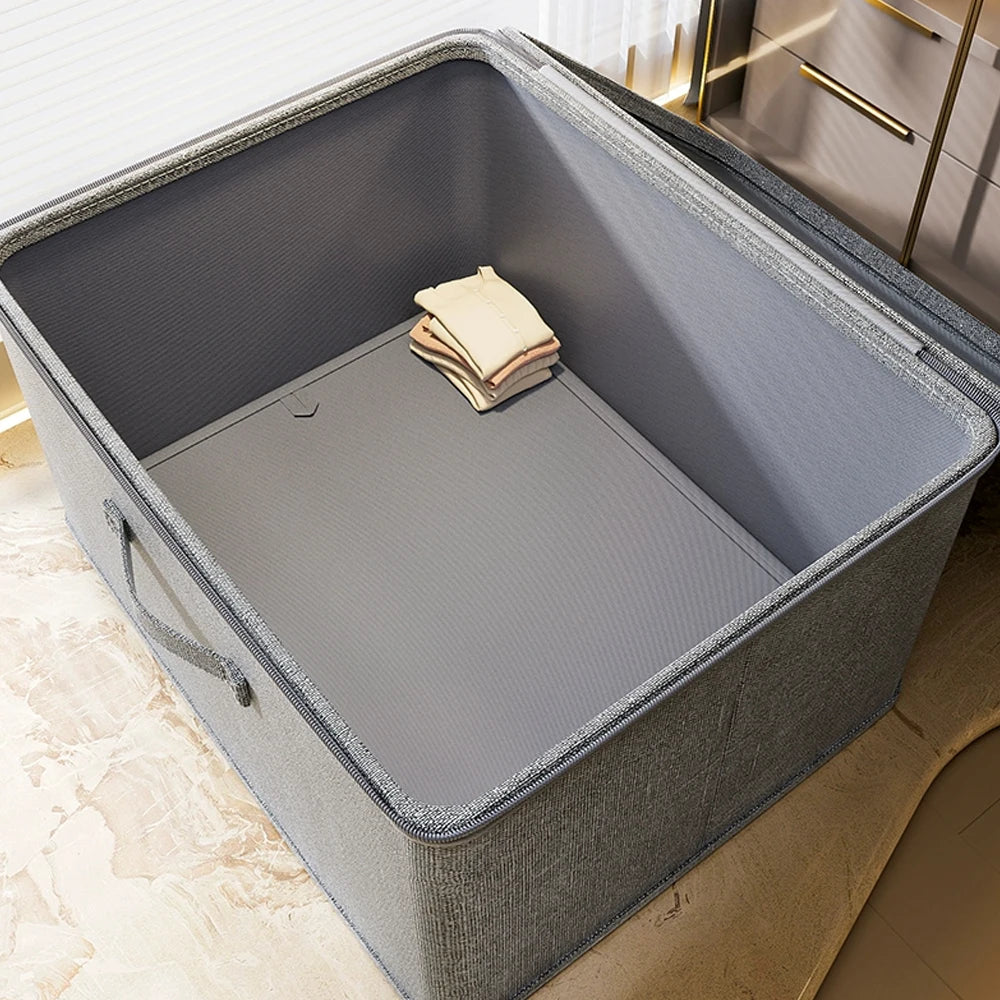 Zipped Storage Box with Cover — Wardrobe Organizer