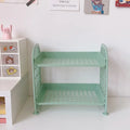 Multi-Functional Plastic Desktop Storage Rack — 21 × 19.8 × 13.7 cm