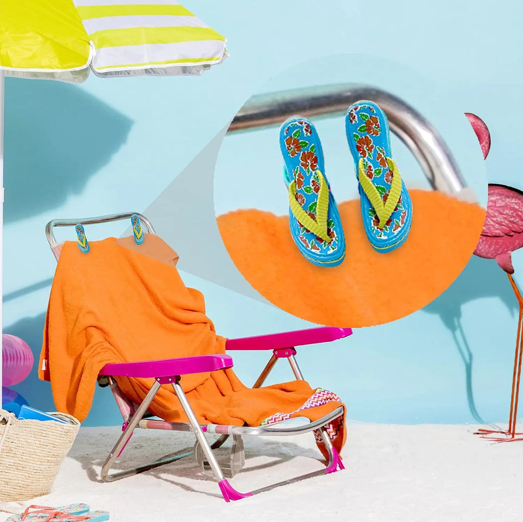 Beach Towel & Sunbed Clips – Set of 2