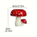 Resin Mushroom Tealight Candle Holder — Decorative Craft Ornament