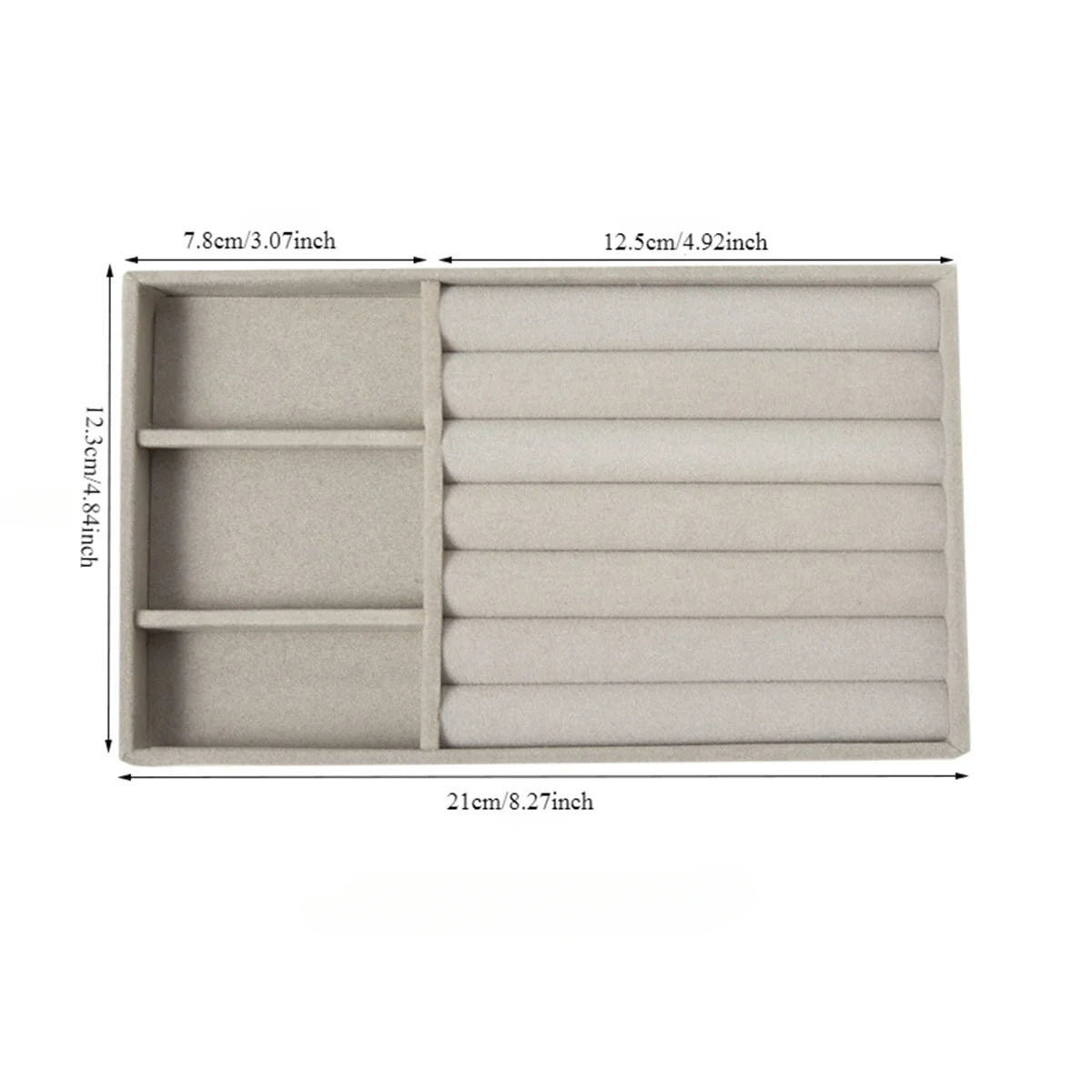 Velvet Jewelry Display Tray