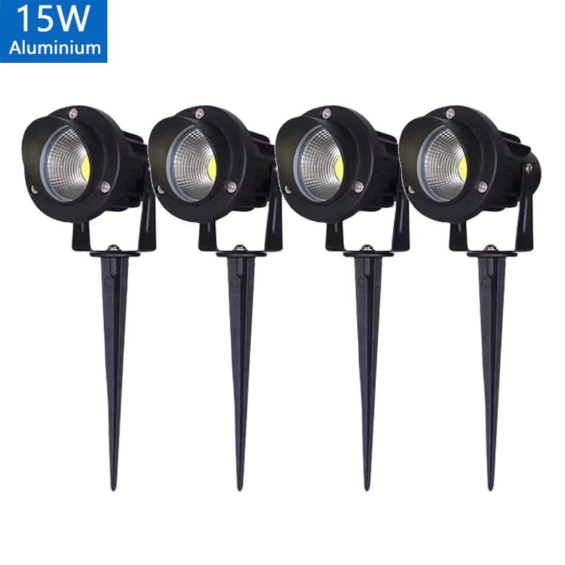 Zhengde LED Spike Lawn Lamp – 5W–20W IP65 Landscape Spotlight AC/DC