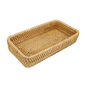 Hand-Woven Rattan Serving Tray — Multipurpose, Indoor & Outdoor