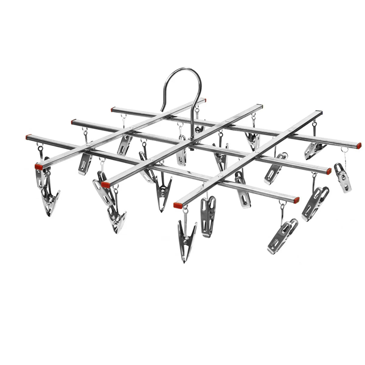 Foldable Stainless Steel Clip Drying Rack