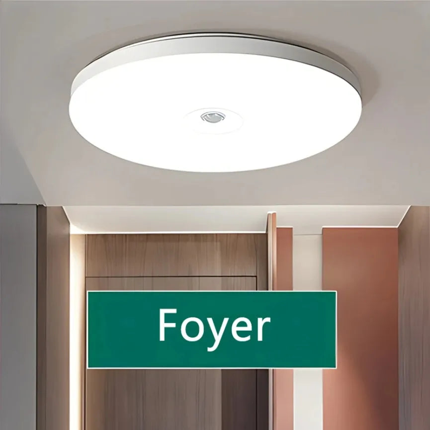Motion Sensor LED Ceiling Light — Infrared, Auto On/Off, Indoor