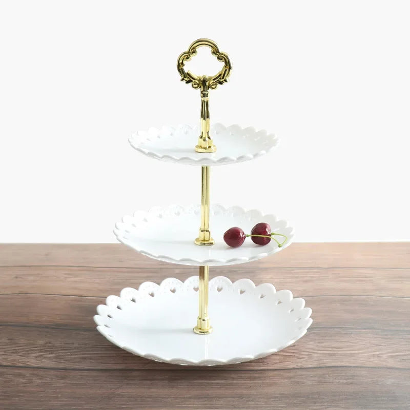 3-Tier Cupcake & Dessert Stand — for Parties, Weddings & Buffets