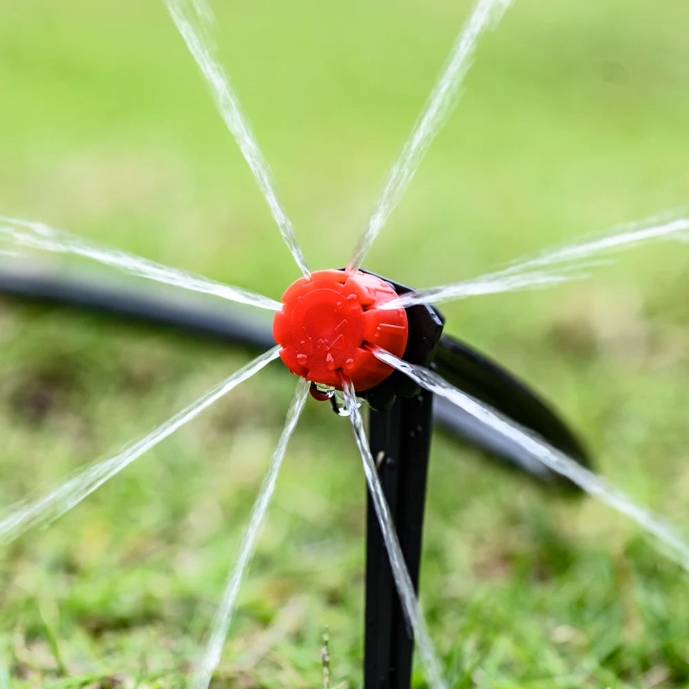 Drip Irrigation System with Adjustable Drippers & Timer – Micro Garden Watering Kit (5–60 m)