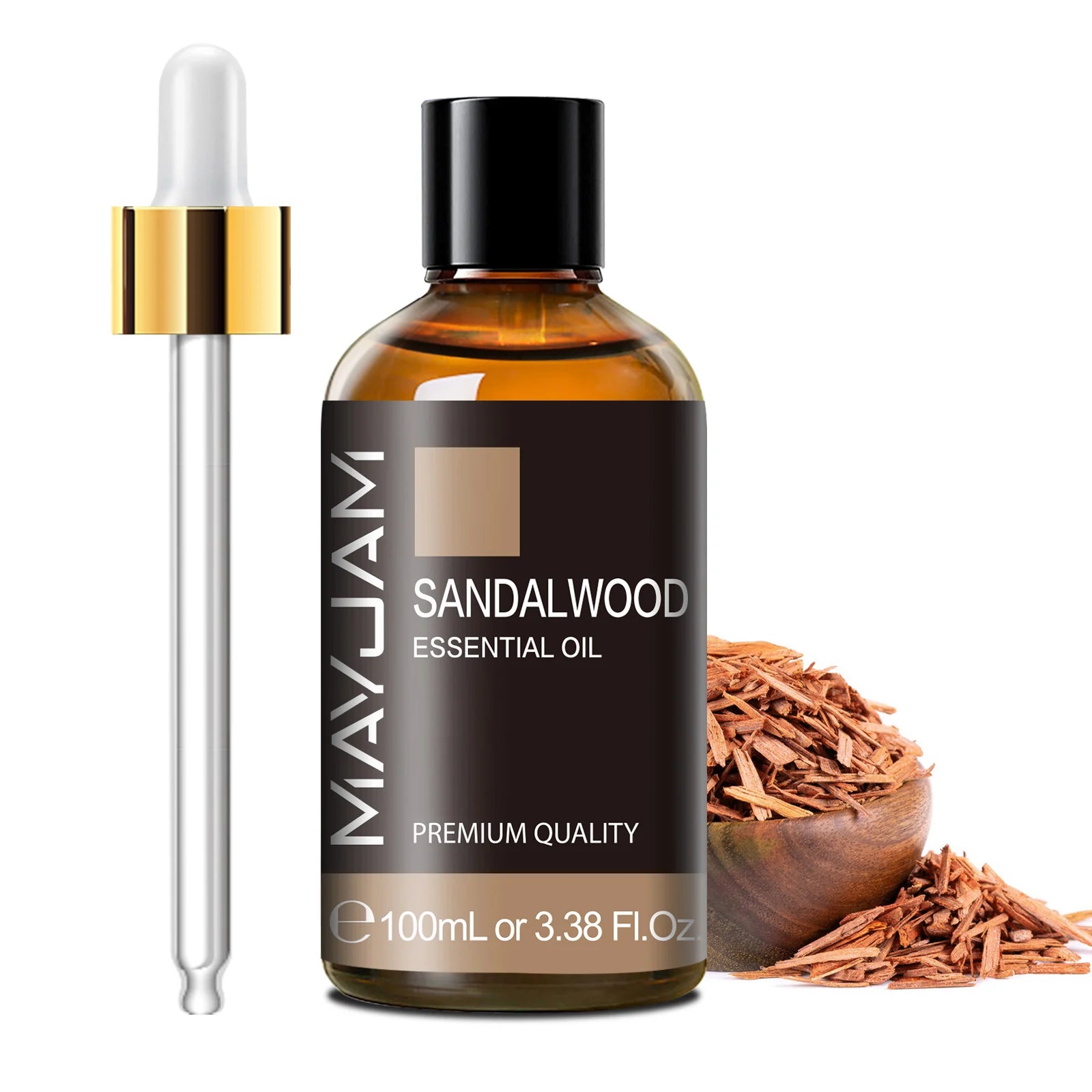 MAYJAM 100ml Pure Plant Essential Oil — Mint, Bergamot, Patchouli, Lemongrass & More