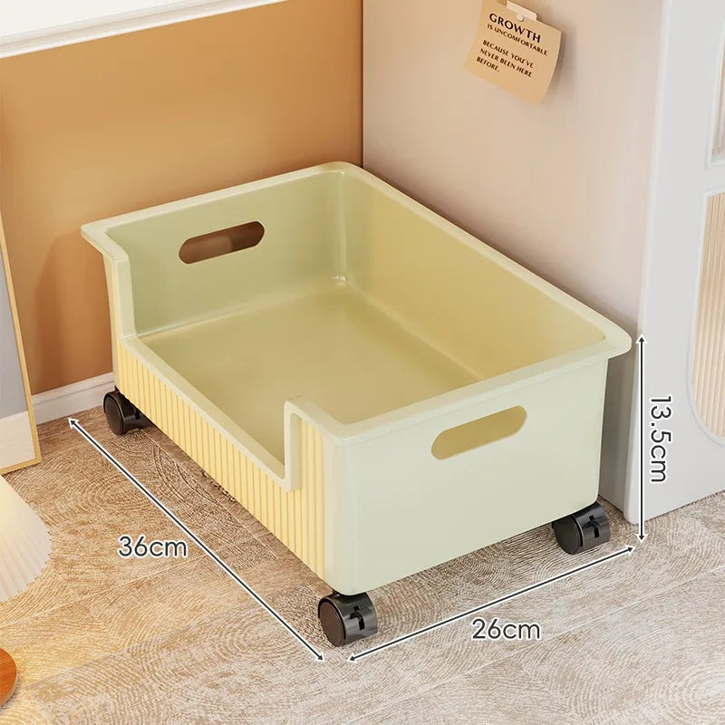 Rolling Under-Bed Storage Bin with Wheels