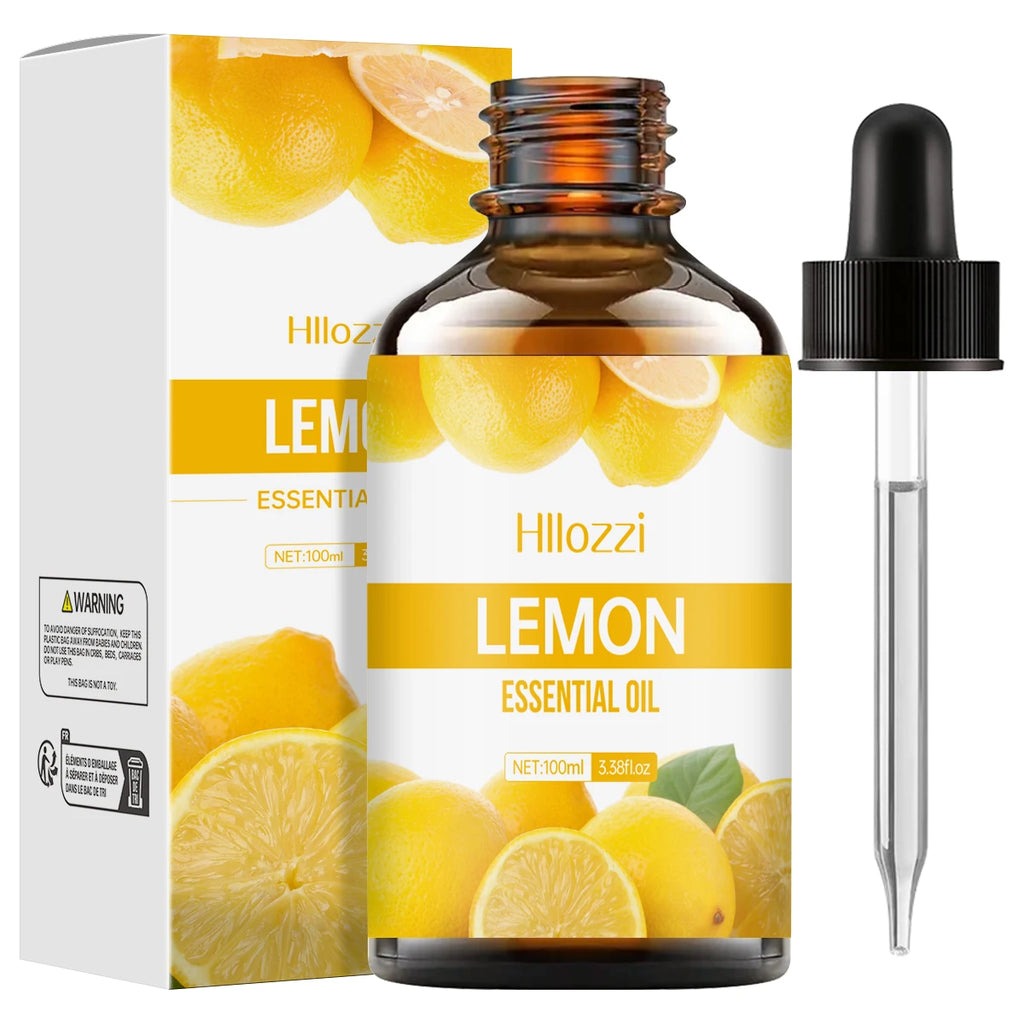 Lemon Pure Essential Oil — 30ml, 60ml or 100ml — Aromatherapy, Hair & Body Care