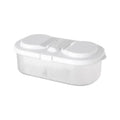 Dual-Compartment Lunch Box — Leakproof, Microwave Safe, for Kids & Adults