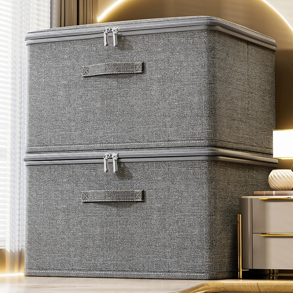 Zipped Storage Box with Cover — Wardrobe Organizer