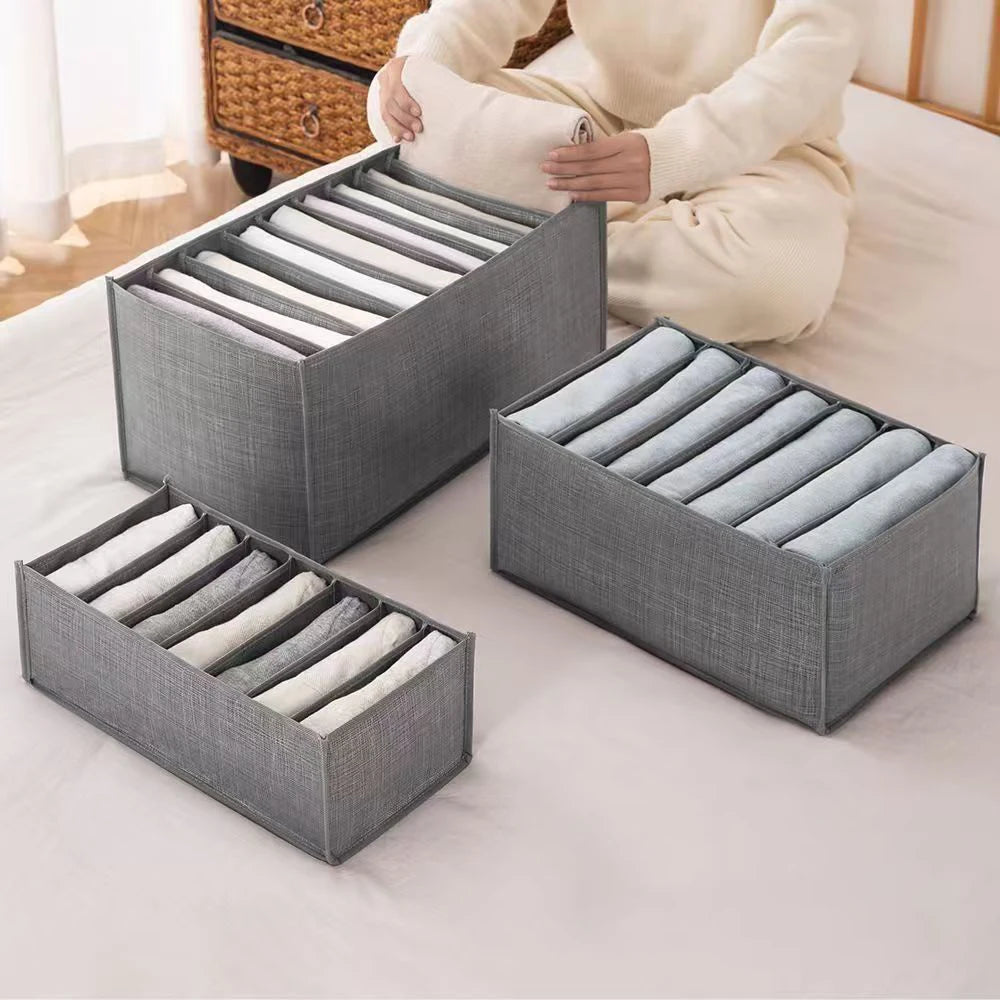 Foldable Closet Drawer Organizer — Clothes & Underwear Storage