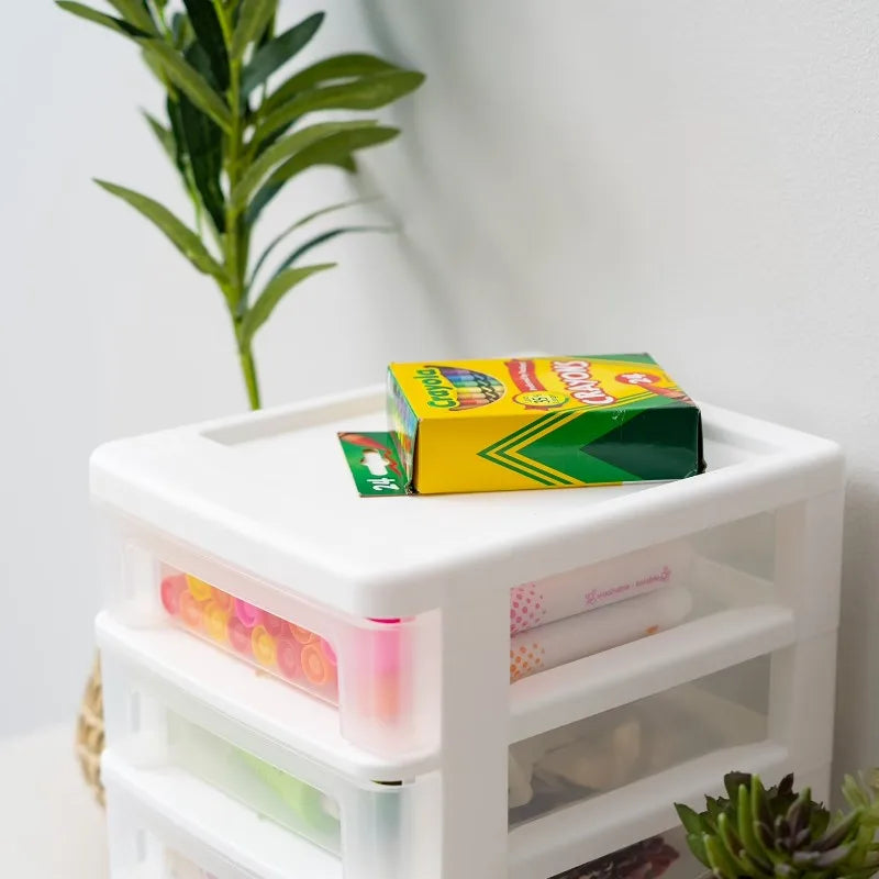4-Drawer Compact Desktop Organizer