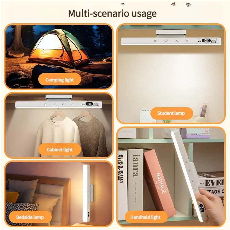 Magnetic Touch Table Lamp — Rechargeable, Remote Control, 5 Colour Temps
