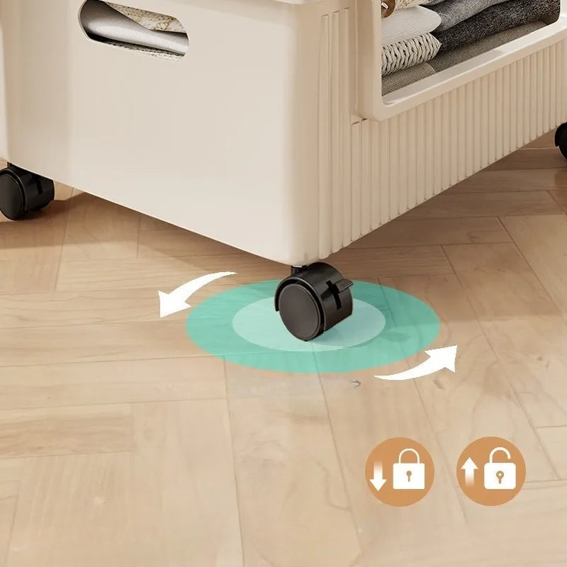 Rolling Under-Bed Storage Bin with Wheels