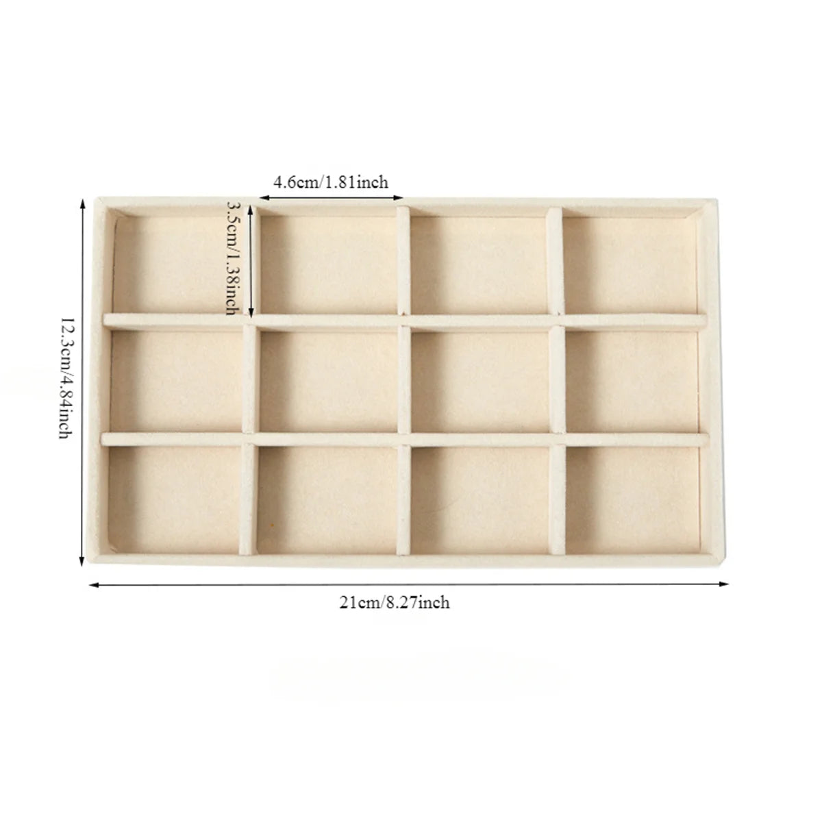 Velvet Jewelry Display Tray