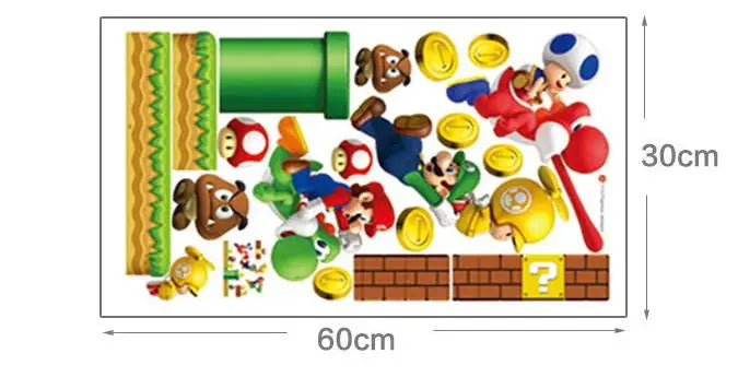 3D Cartoon Vinyl Wall Stickers — Kids Room & Nursery Decoration