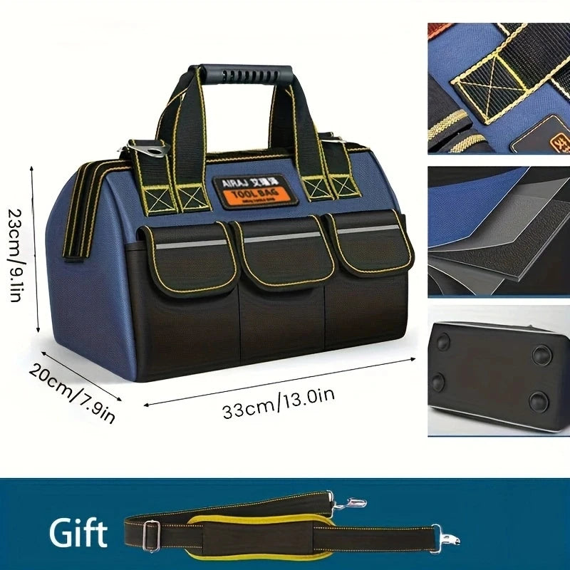 AIRAJ 1680D Oxford Electrician Tool Bag – Waterproof High-Capacity Storage Bag (13–18 inch)