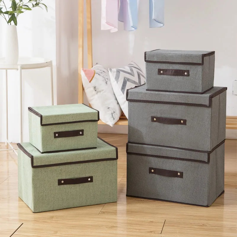 Foldable Storage Box — Dustproof Organizer