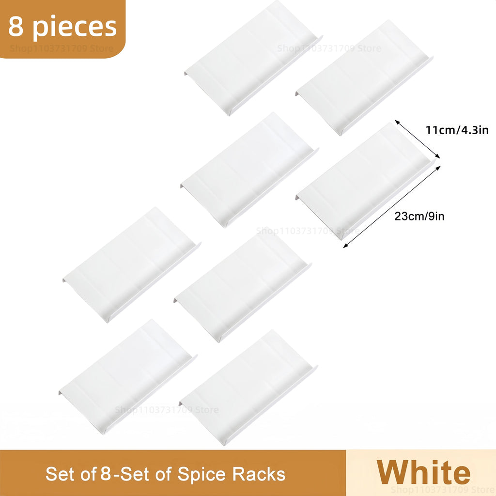 4-Layer Drawer Spice Rack Organizer — Stepped Design, Combinable