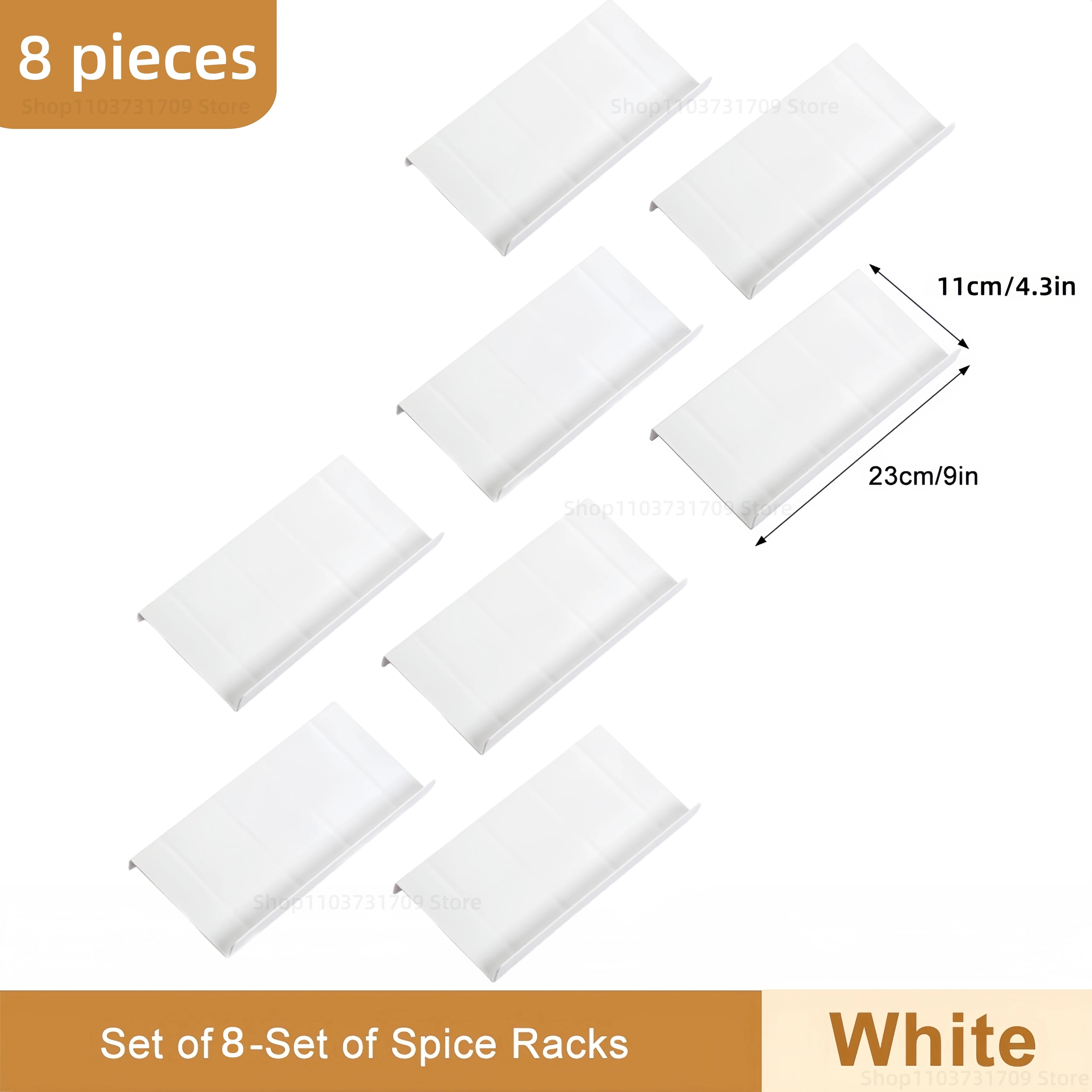 4-Layer Drawer Spice Rack Organizer — Stepped Design, Combinable