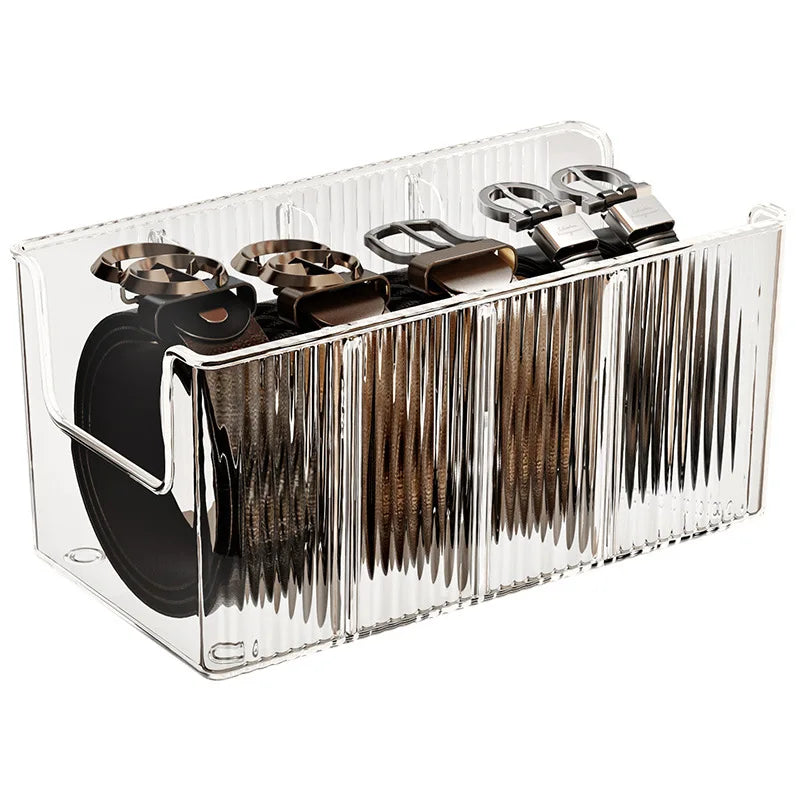 5-Grid Belt & Tie Organizer Box