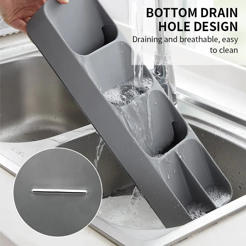 Kitchen Drawer Cutlery & Knife Storage Tray — Multipurpose Organiser