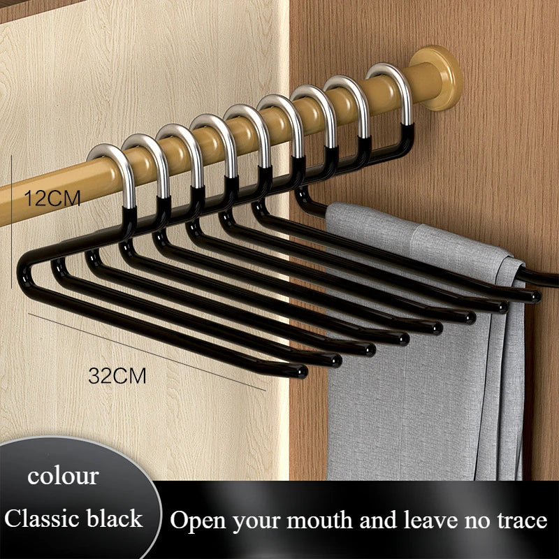 Z-Type Multi-Layer Telescopic Pants Hangers — Pack of 5