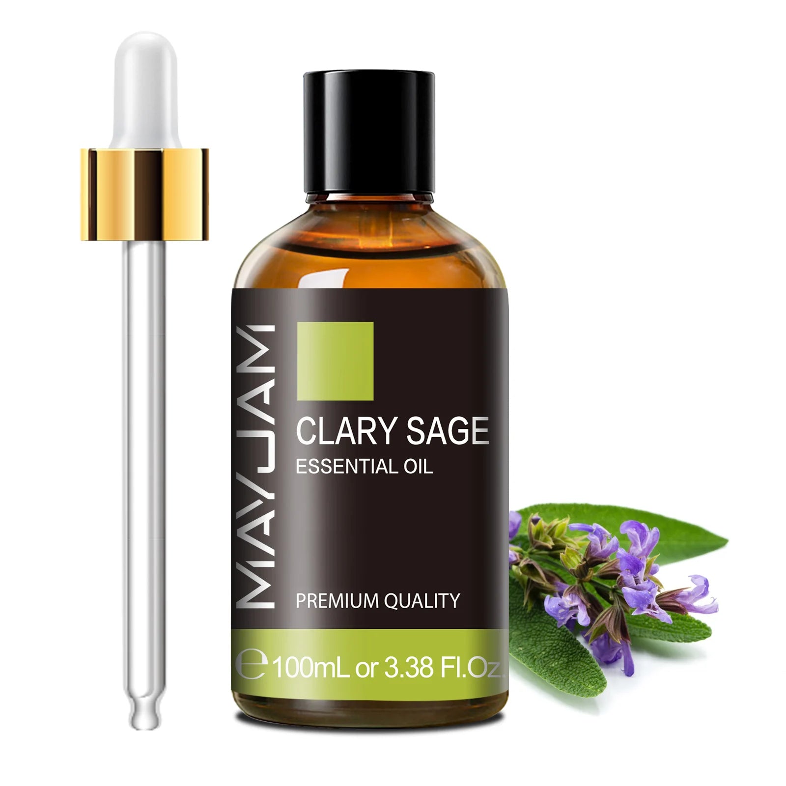 MAYJAM 100ml Pure Plant Essential Oil — Mint, Bergamot, Patchouli, Lemongrass & More
