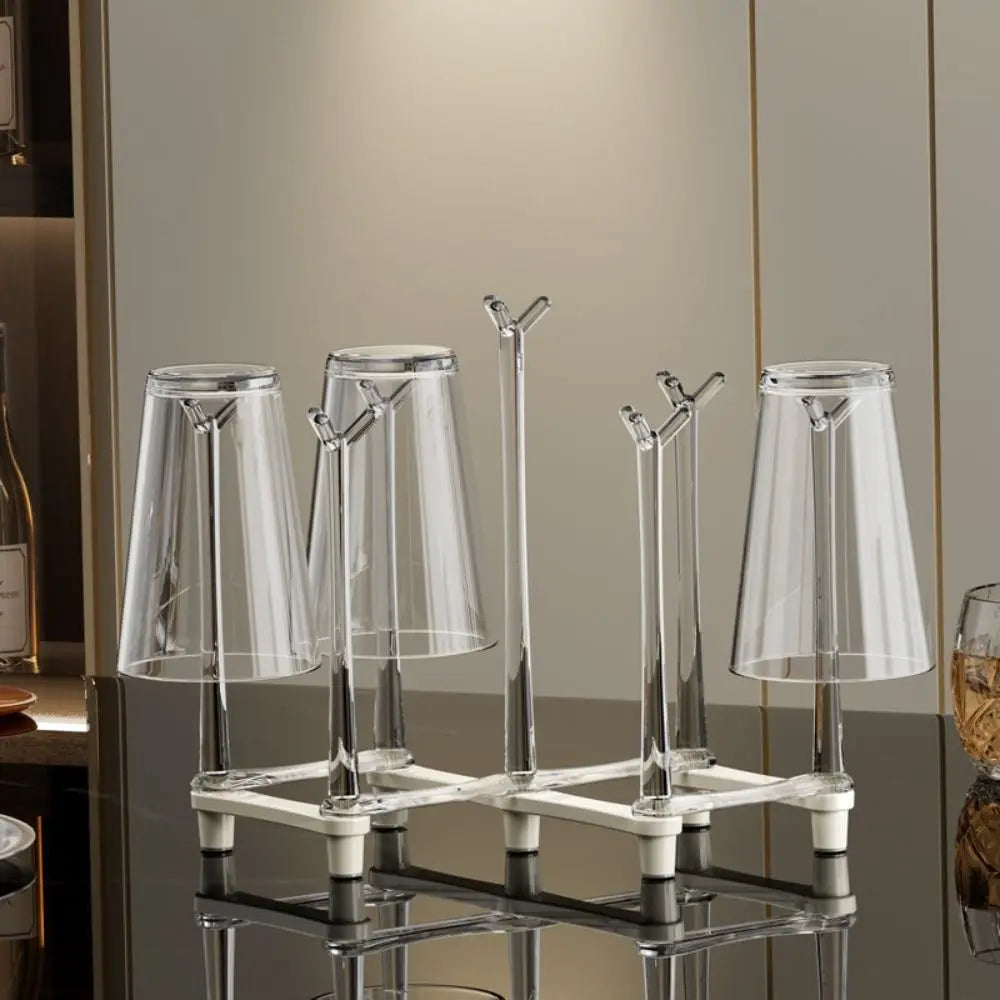 Retractable Cup & Bottle Drying Rack — BPA-Free, Non-Slip, Countertop