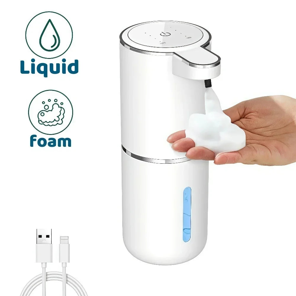Touchless Foam Soap Dispenser — USB Rechargeable, Infrared Sensor, CE/RoHS